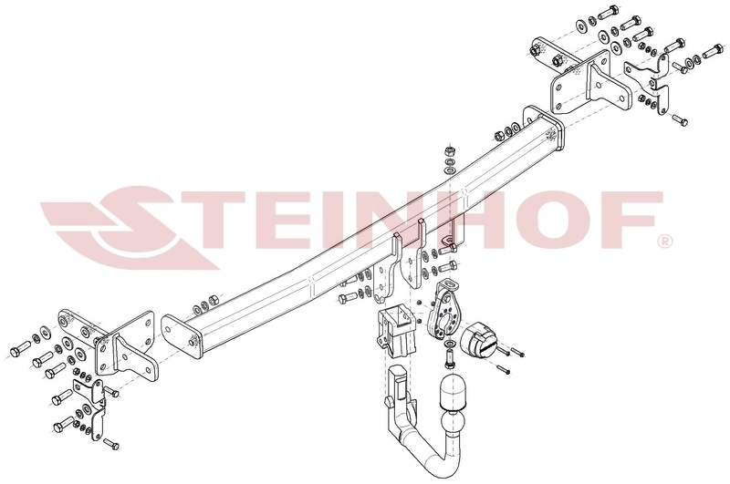 Vertikalna vlečna kljuka Ssangyong Tivoli II	- 2WD/4WD, AdBlue - od 2019